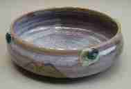 2" high dish with rosettes, 7" dia., 